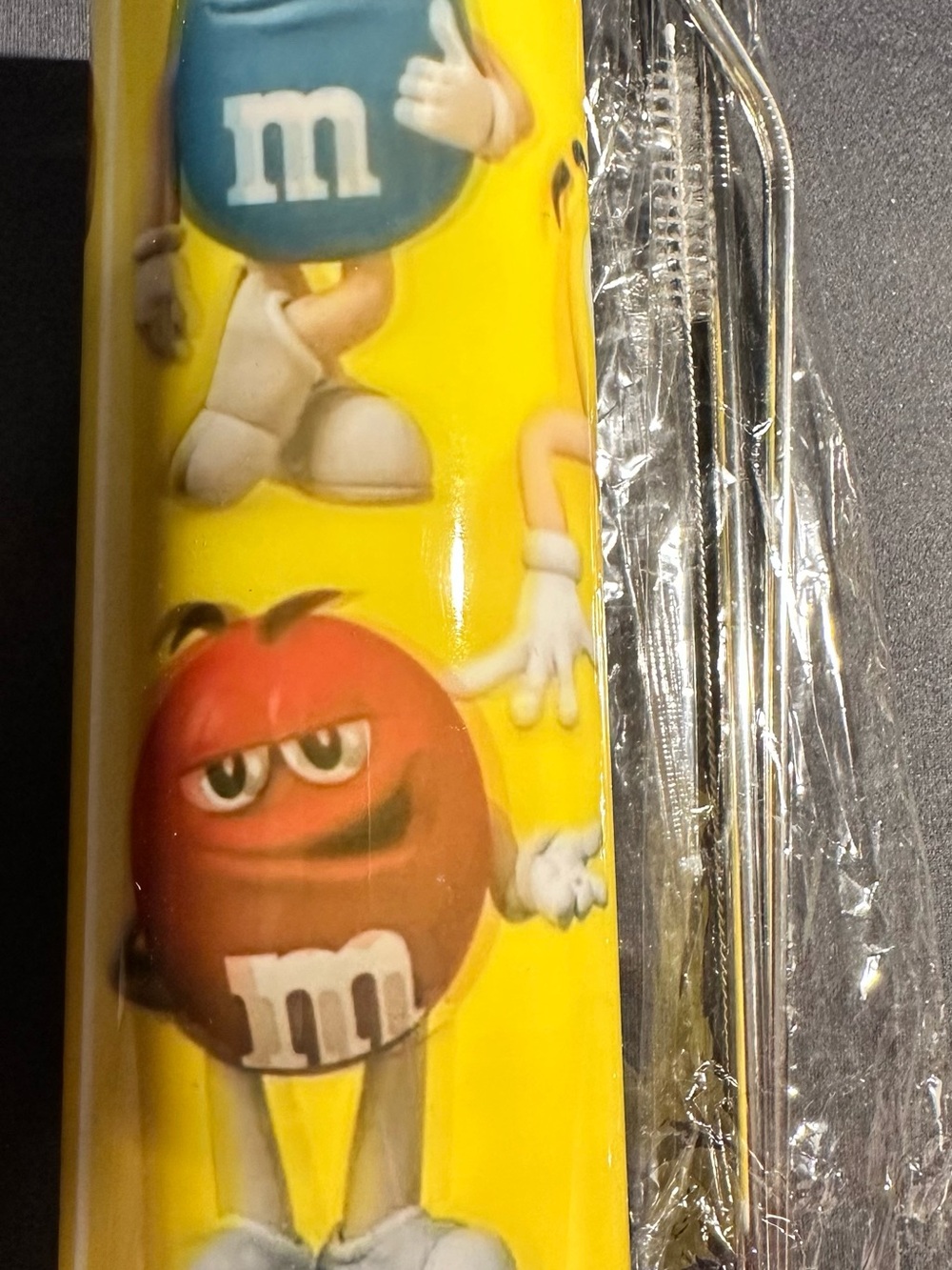 M&M'S Tumbler with Red and Blue Characters